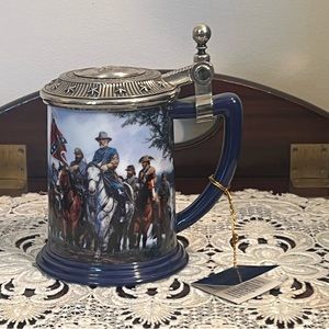 Franklin Mint Confederate War Robert E Lee Stein